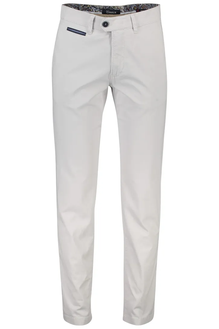 katoenen broek Gardeur Benny grijs
