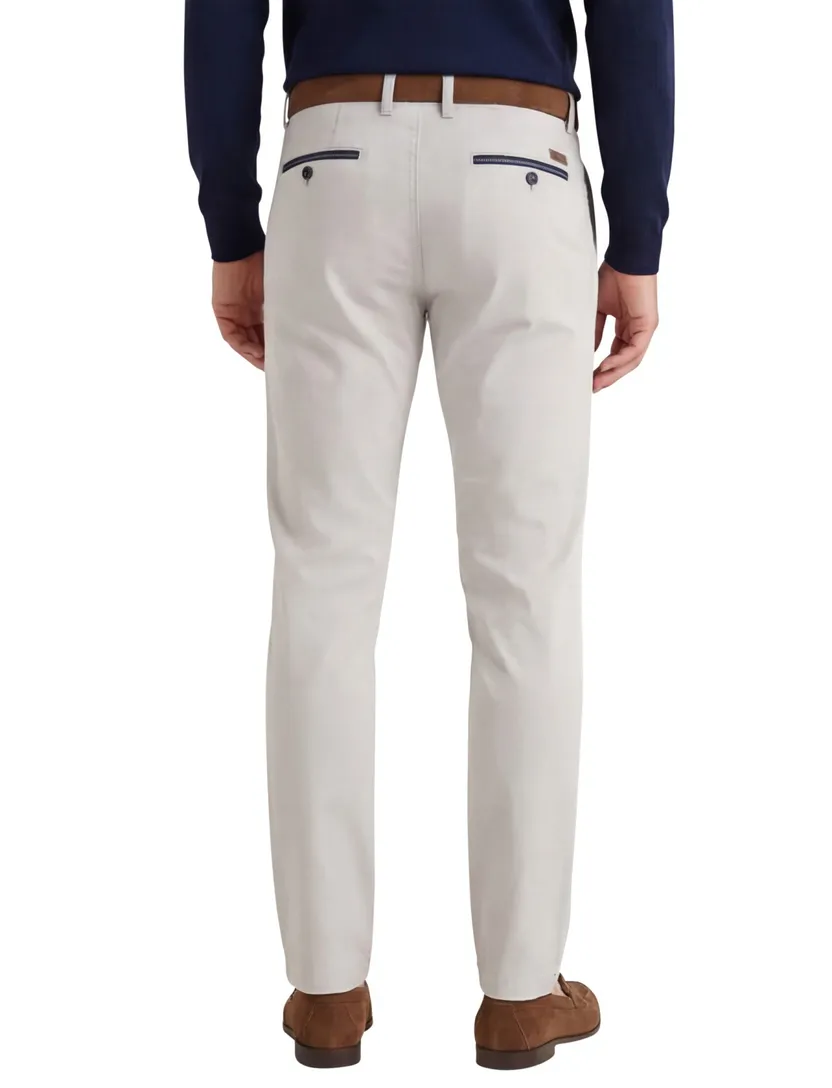 katoenen broek Gardeur Benny grijs