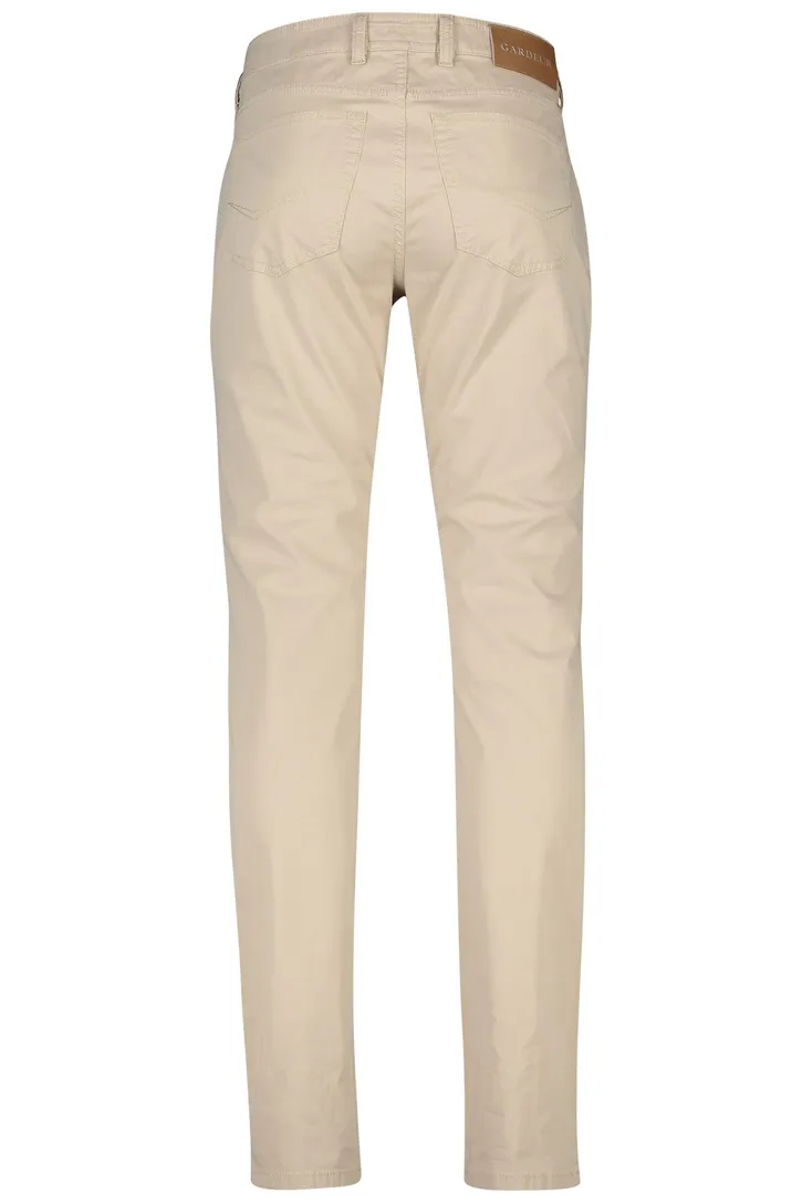 Gardeur jeans beige effen zonder omslag
