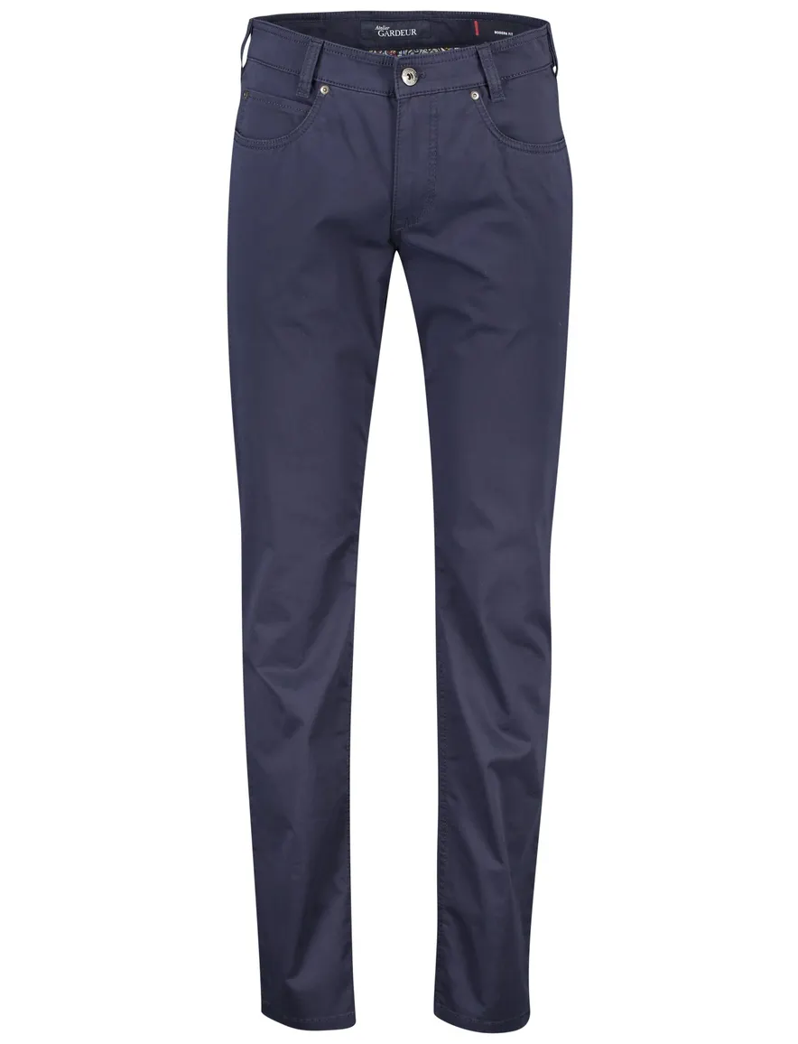 5-pocket Gardeur Bill-3 modern fit donkerblauw katoen