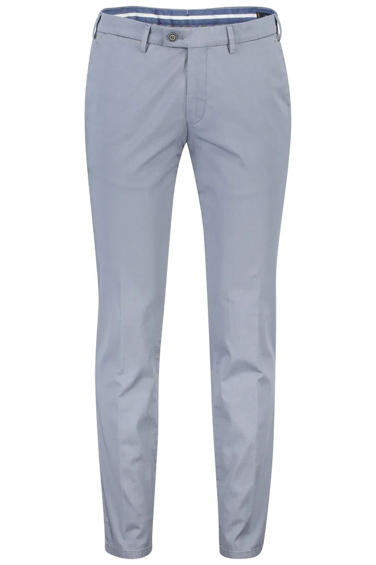 Gardeur chino lichtblauw grijs Sem-1 slim fit