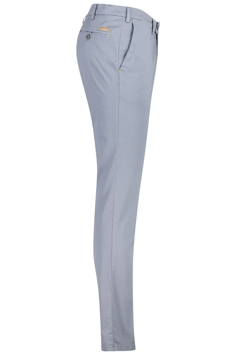 Gardeur chino lichtblauw grijs Sem-1 slim fit