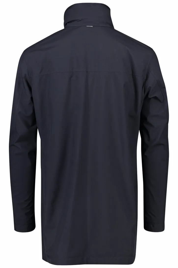Jas donkerblauw Pierre Cardin Gore-Tex capuchon afneembaar