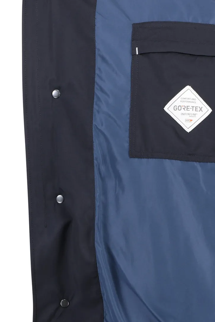 Jas donkerblauw Pierre Cardin Gore-Tex capuchon afneembaar