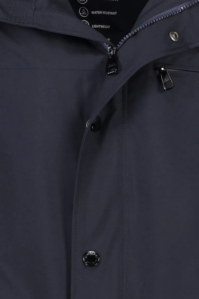Pierre Cardin jas capuchon afneembaar Gore-Tex marine