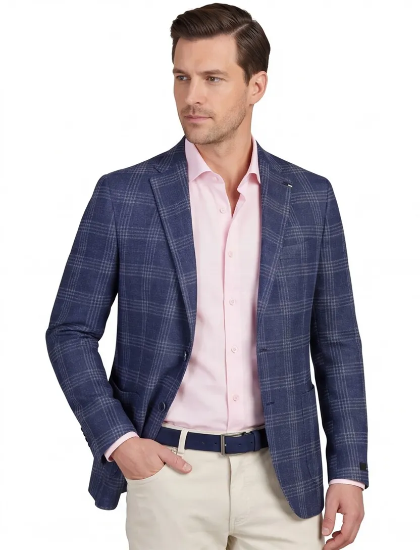 Colbert Digel blauw ruit