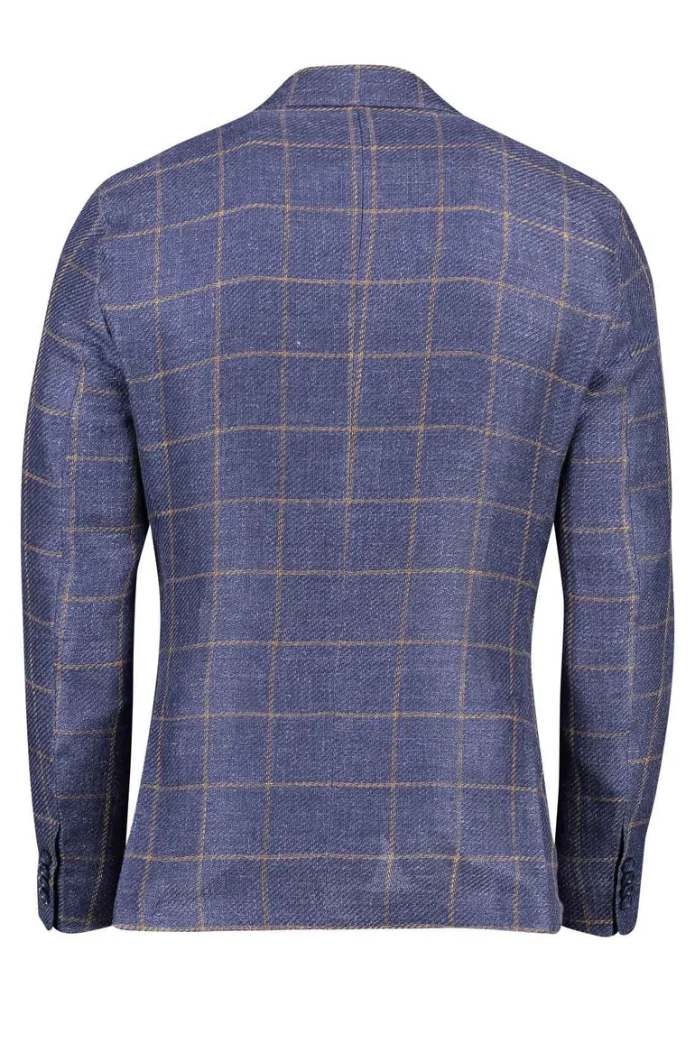 Digel colbert Edward blauw geruit
