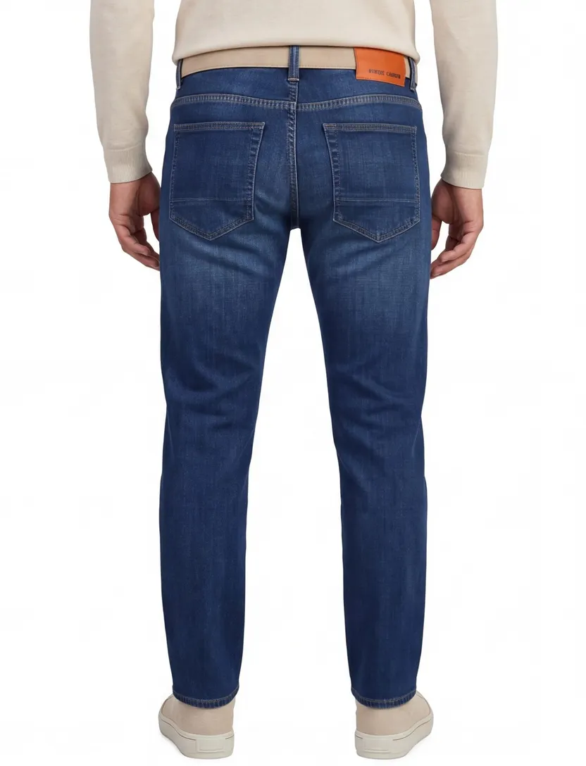 Pierre Cardin 5-pocket blauw model Antibes