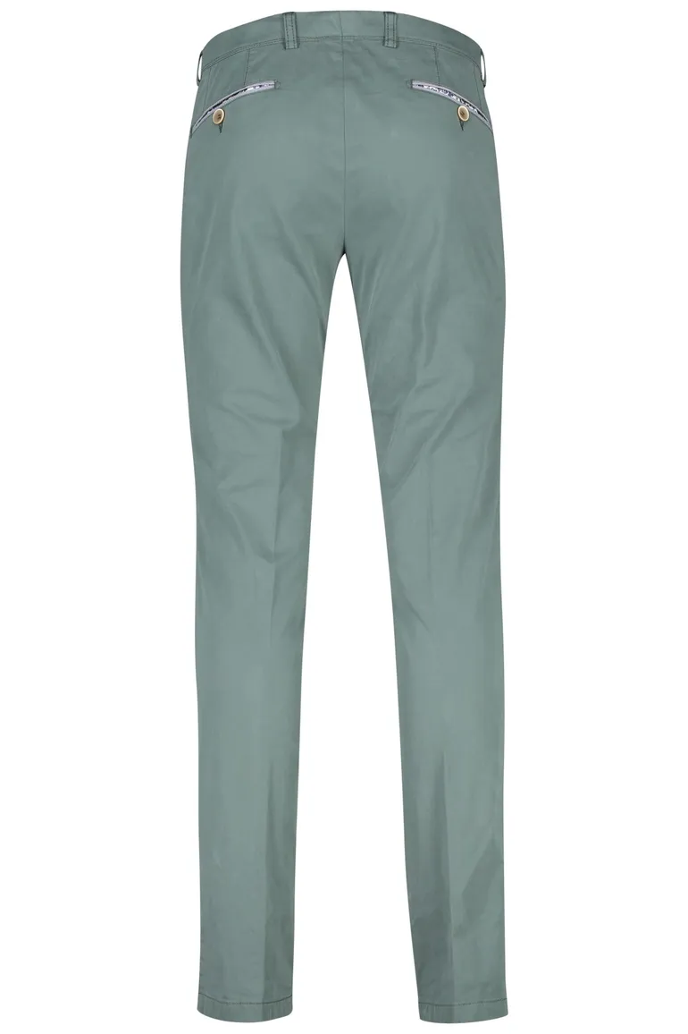 Portofino chino slim fit groen