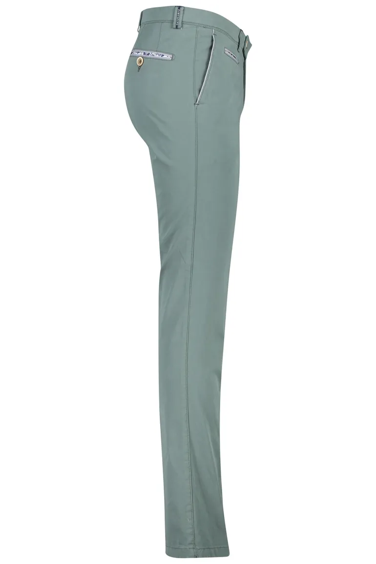 Portofino chino slim fit groen