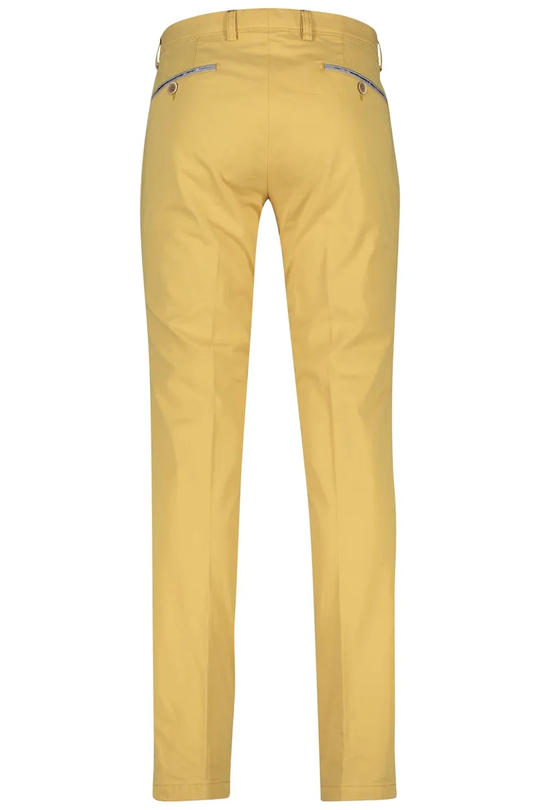 Gele chino Portofino slim fit