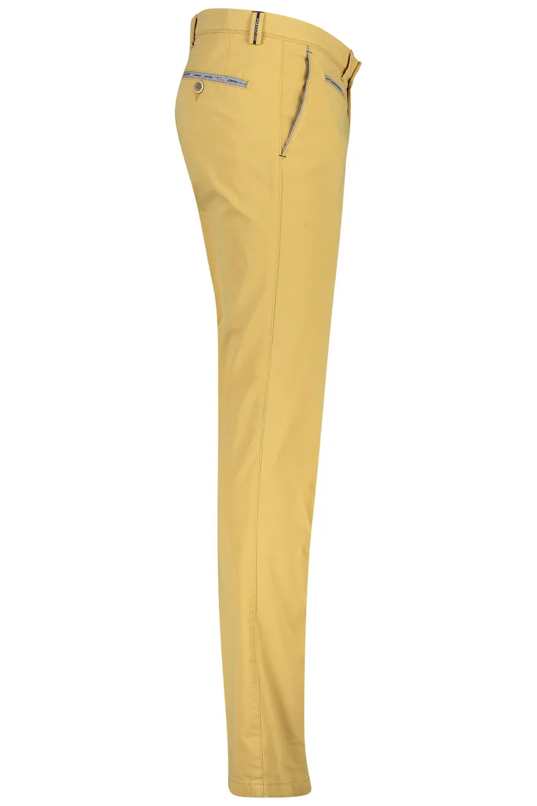 Gele chino Portofino slim fit
