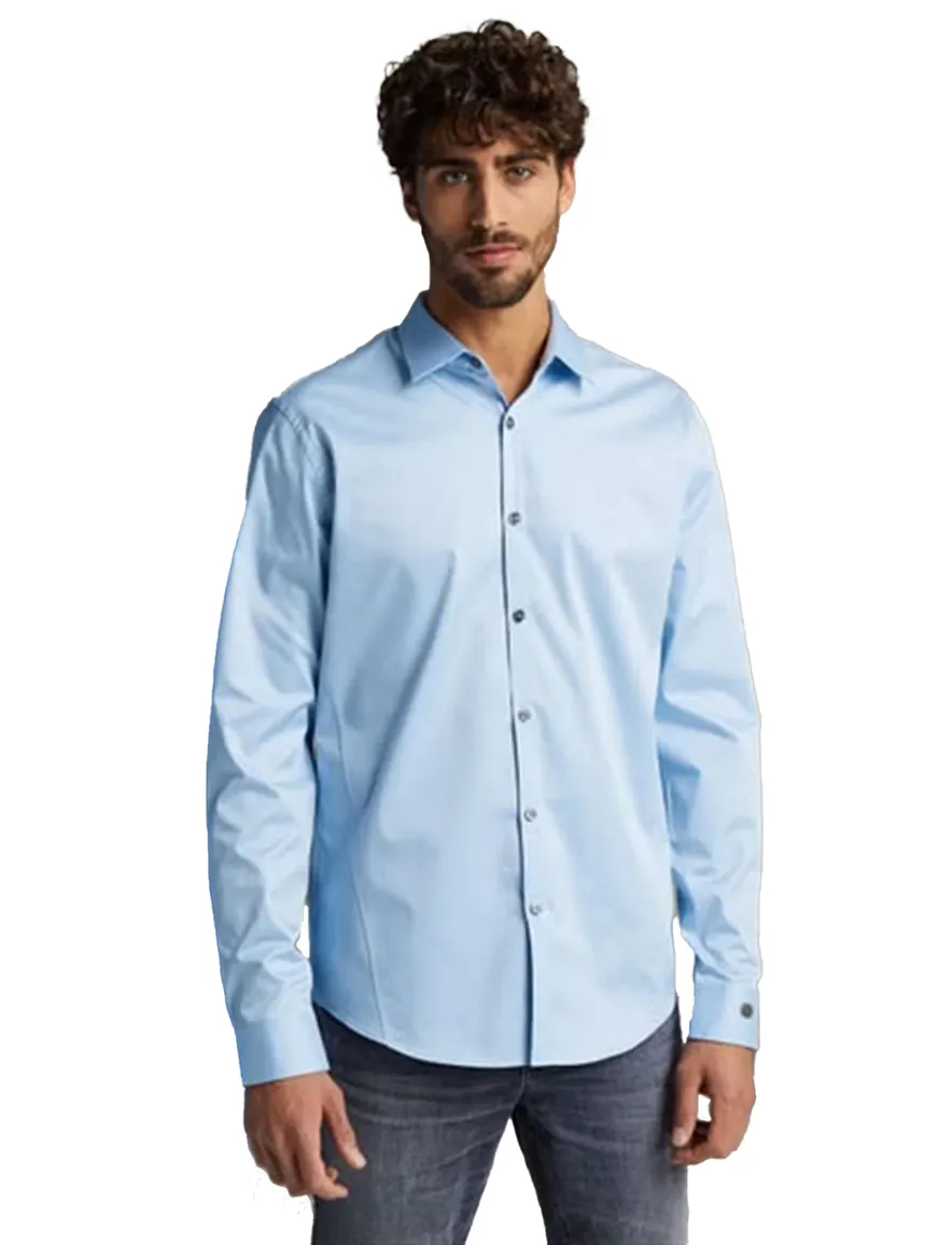 Cast Iron Shirt vrijetijd ml 5 lichtblauw