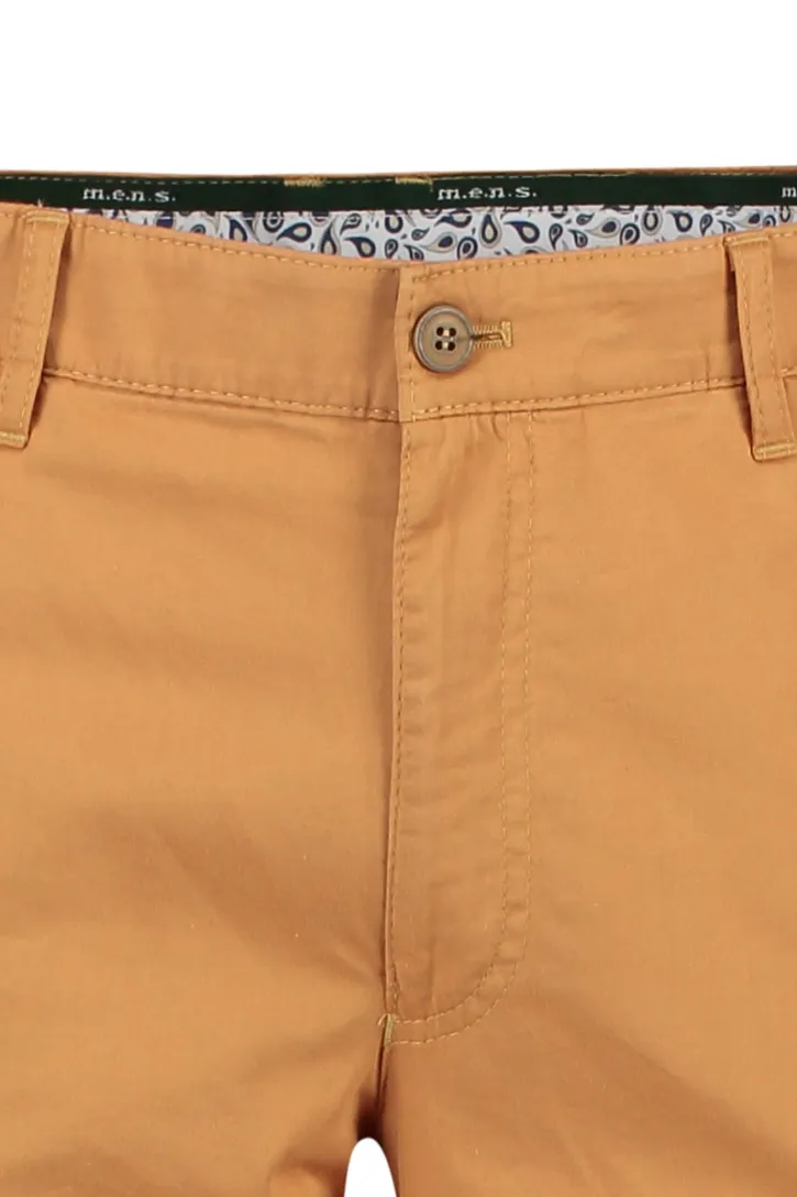 M.E.N.S. chino Madison oranje effen