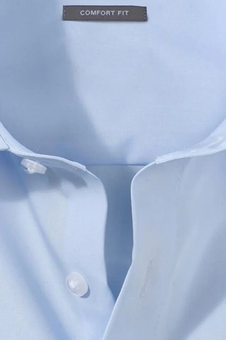 Korte mouw overhemd Olymp lichtblauw Comfort Fit