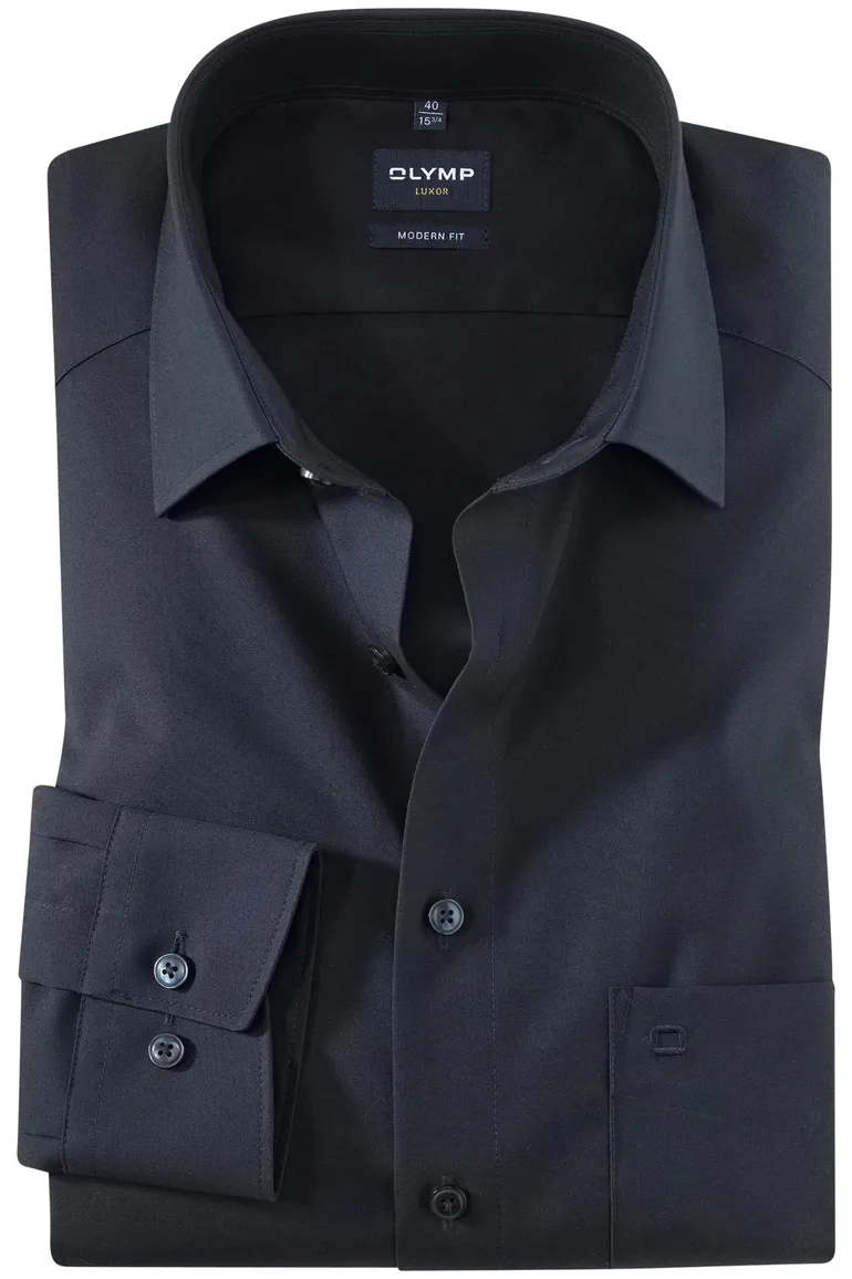 Overhemd Olymp Modern Fit navy