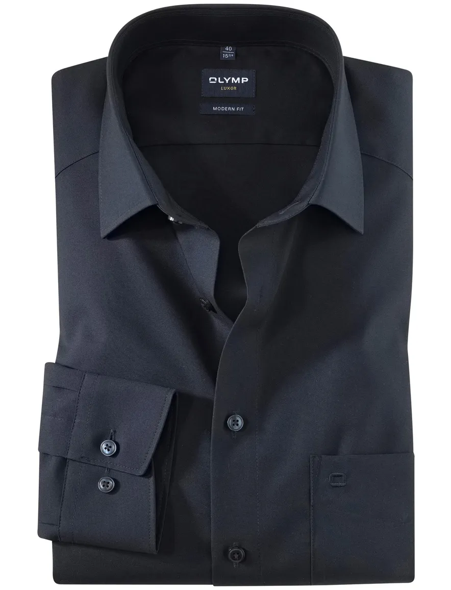 Overhemd Olymp Modern Fit navy