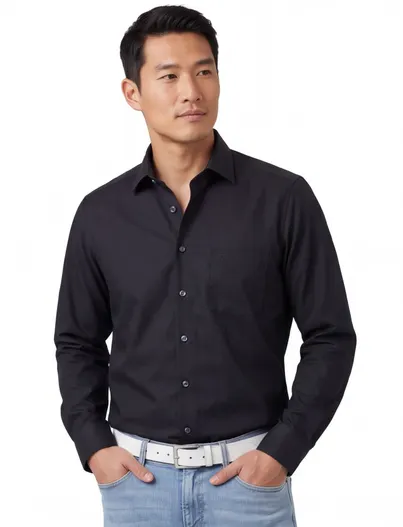 Olymp Overhemd Olymp Modern Fit navy
