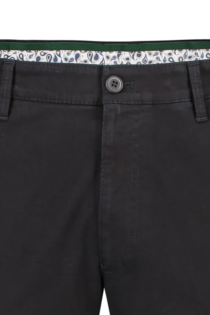 Zwarte broek M.E.N.S. Madison chino