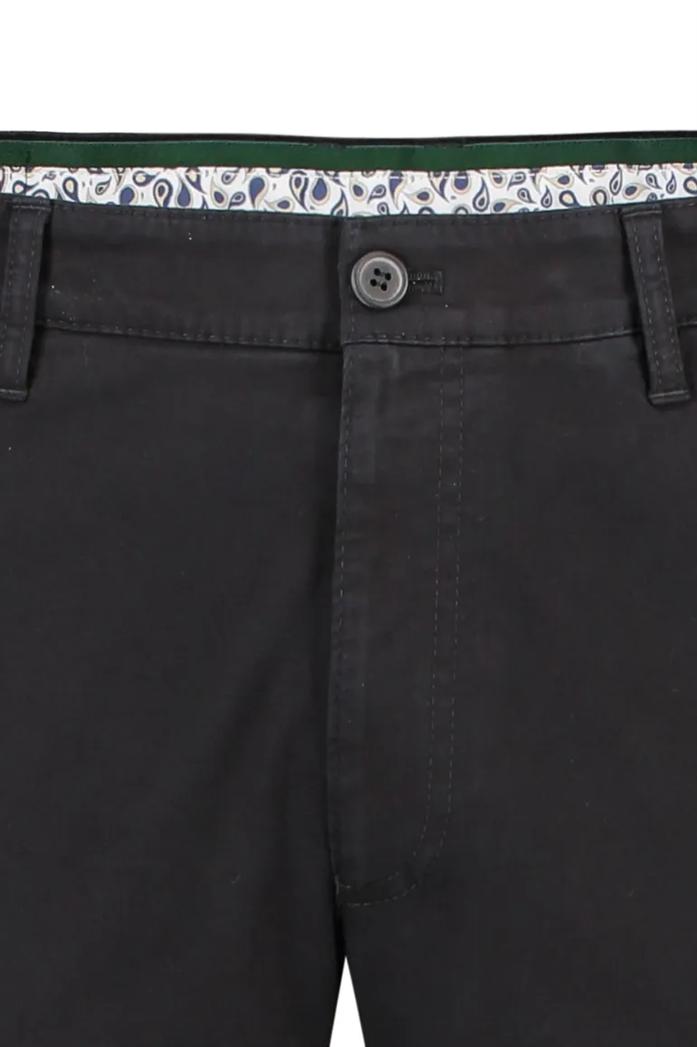 Zwarte broek M.E.N.S. Madison chino
