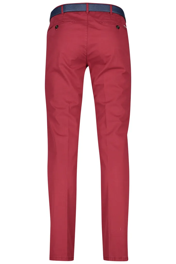Meyer katoenen broek Bonn rood