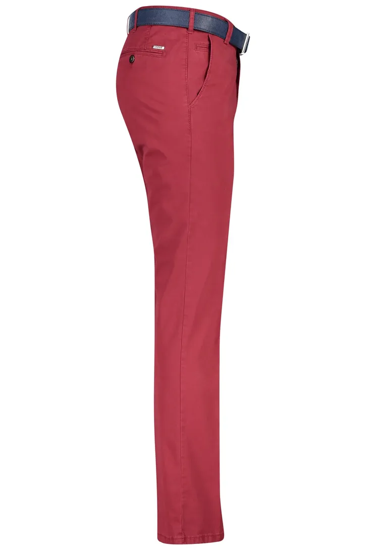 Meyer katoenen broek Bonn rood