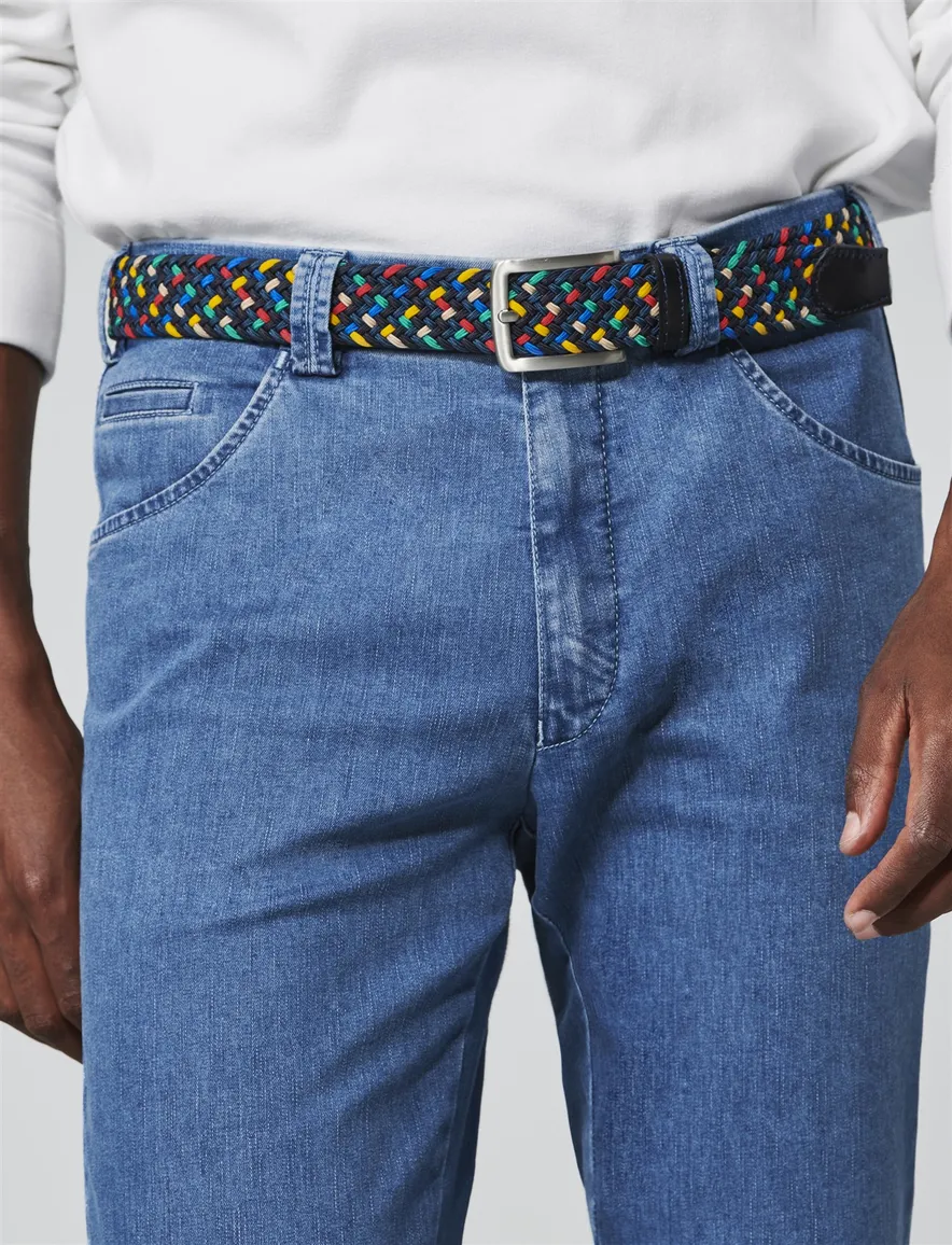 Meyer Dublin flatfront licht blauw jeans
