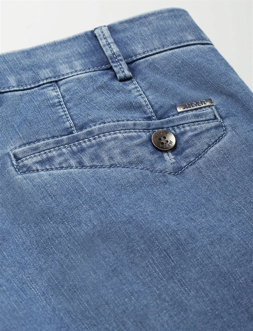 Meyer Dublin flatfront licht blauw jeans
