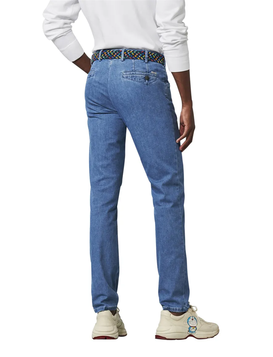 Meyer Dublin flatfront licht blauw jeans