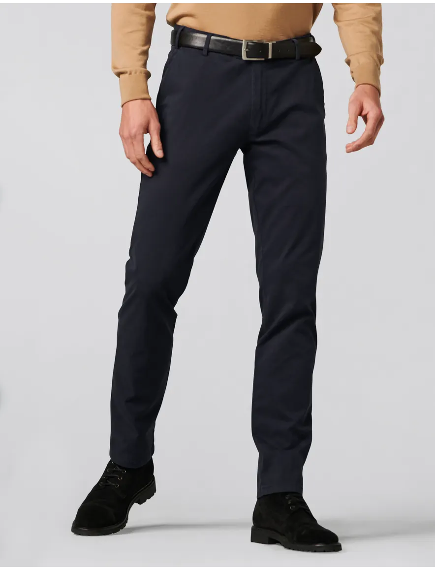 Meyer Pantalon katoen blauw