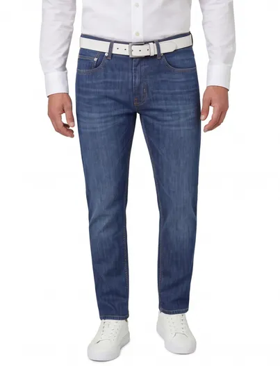 Pierre Cardin katoenen Pierre Cardin jeans blauw normale fit