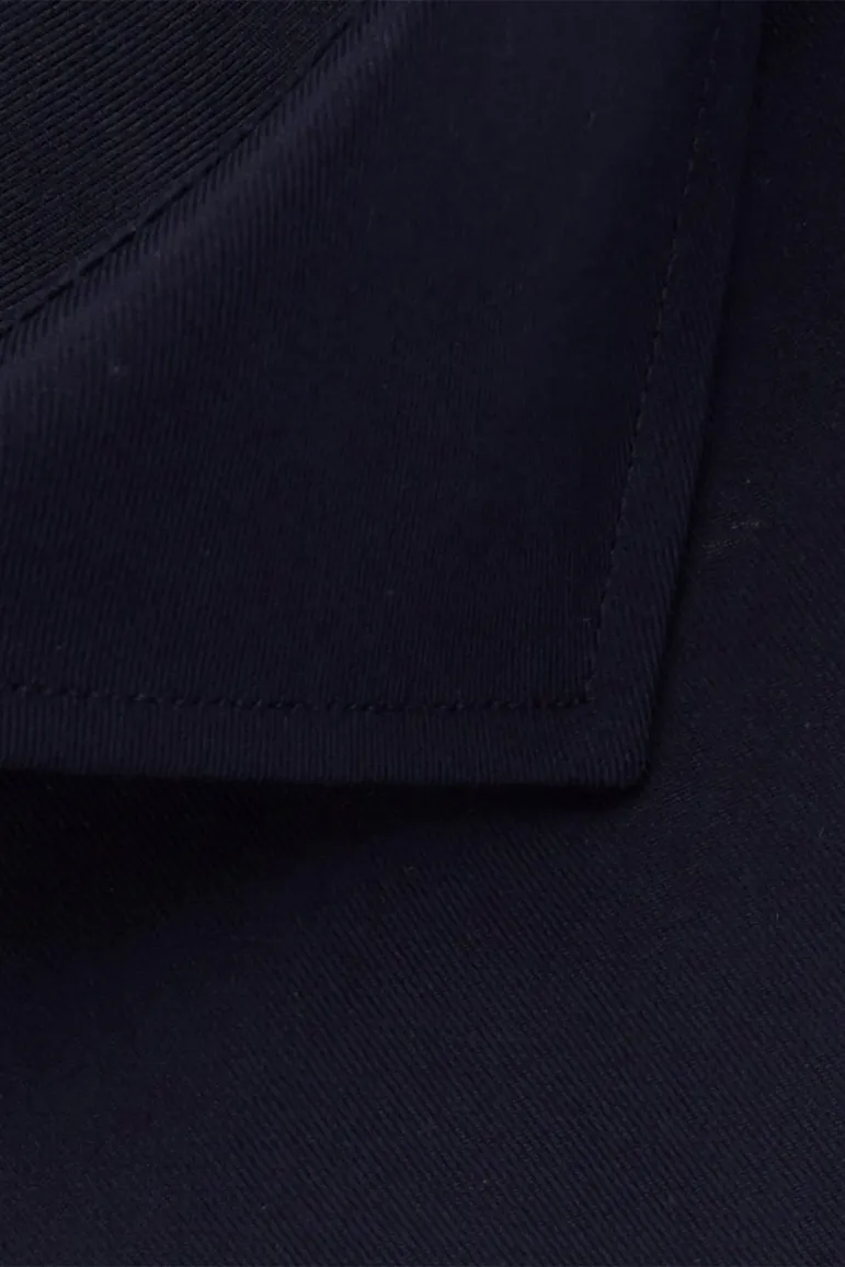 Overhemd Profuomo navy Slim Fit royal twill