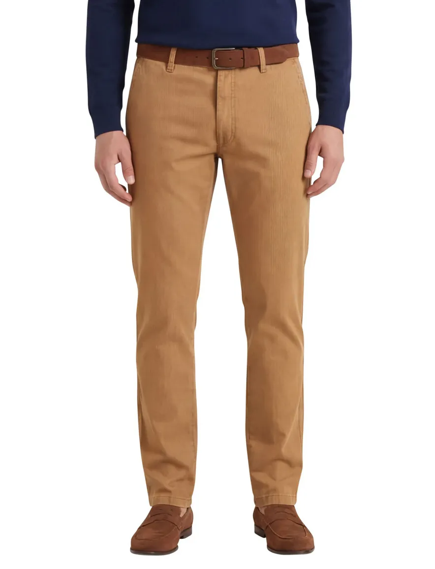 M.E.N.S. broek oranje bruin Madison