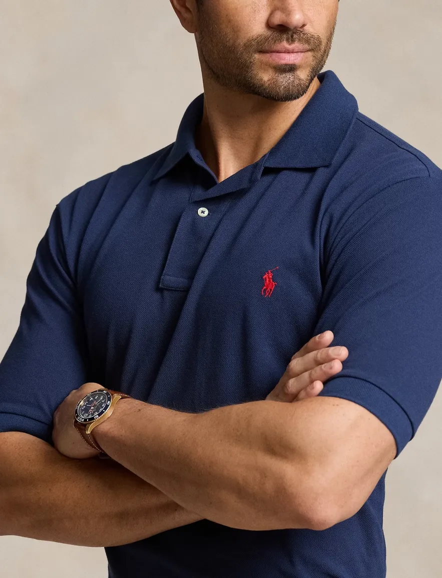 Poloshirt Ralph Lauren Big & Tall donkerblauw
