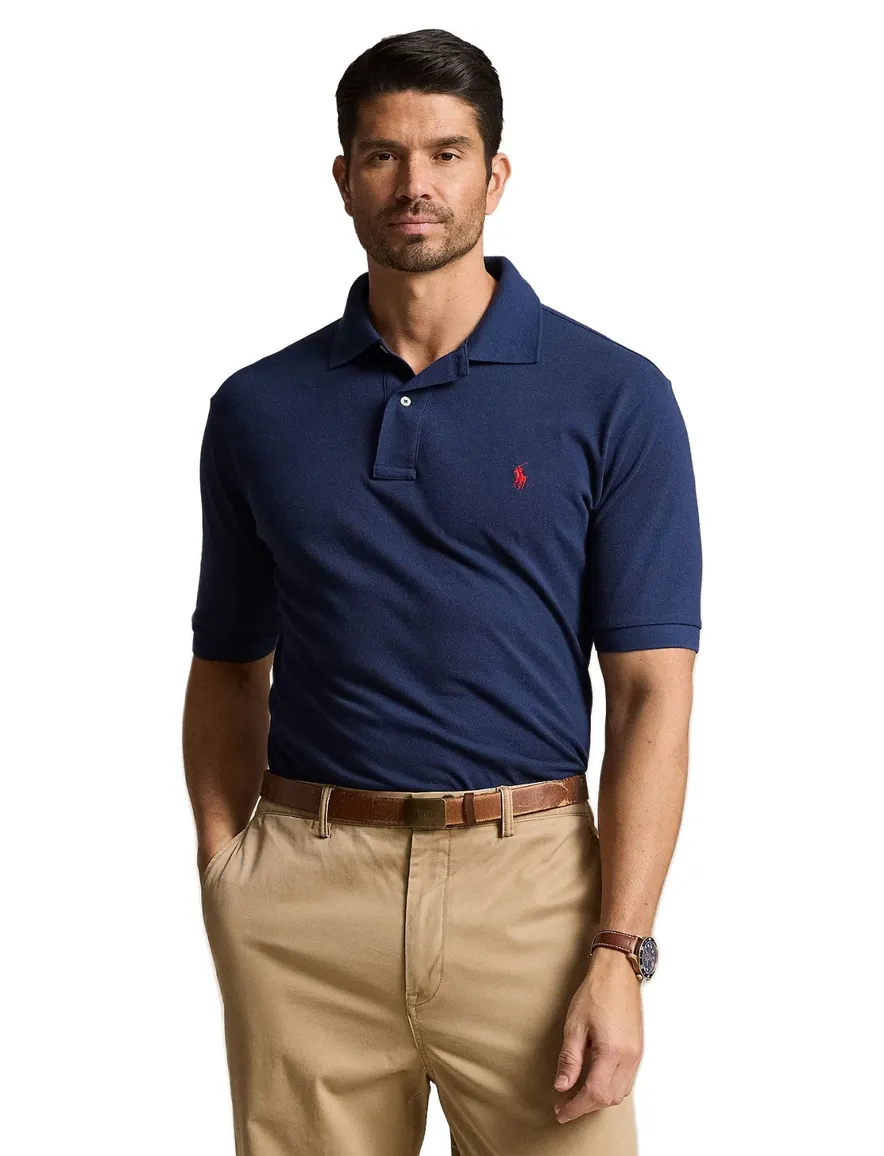 Poloshirt Ralph Lauren Big & Tall donkerblauw