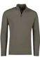 Trui met rits beige melange Barbour