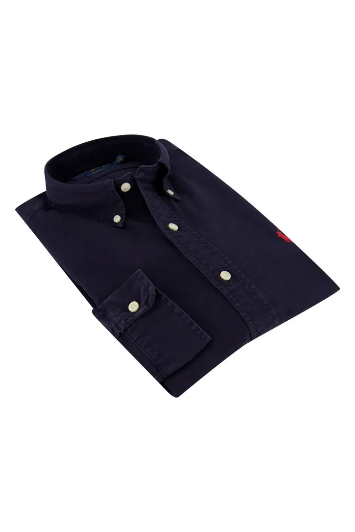 Ralph Lauren overhemd navy Big & Tall