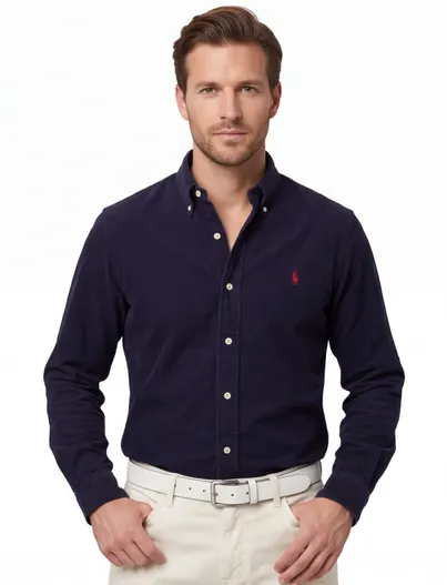 Polo Ralph Lauren Shirt Ralph Lauren Big & Tall nachtblauw
