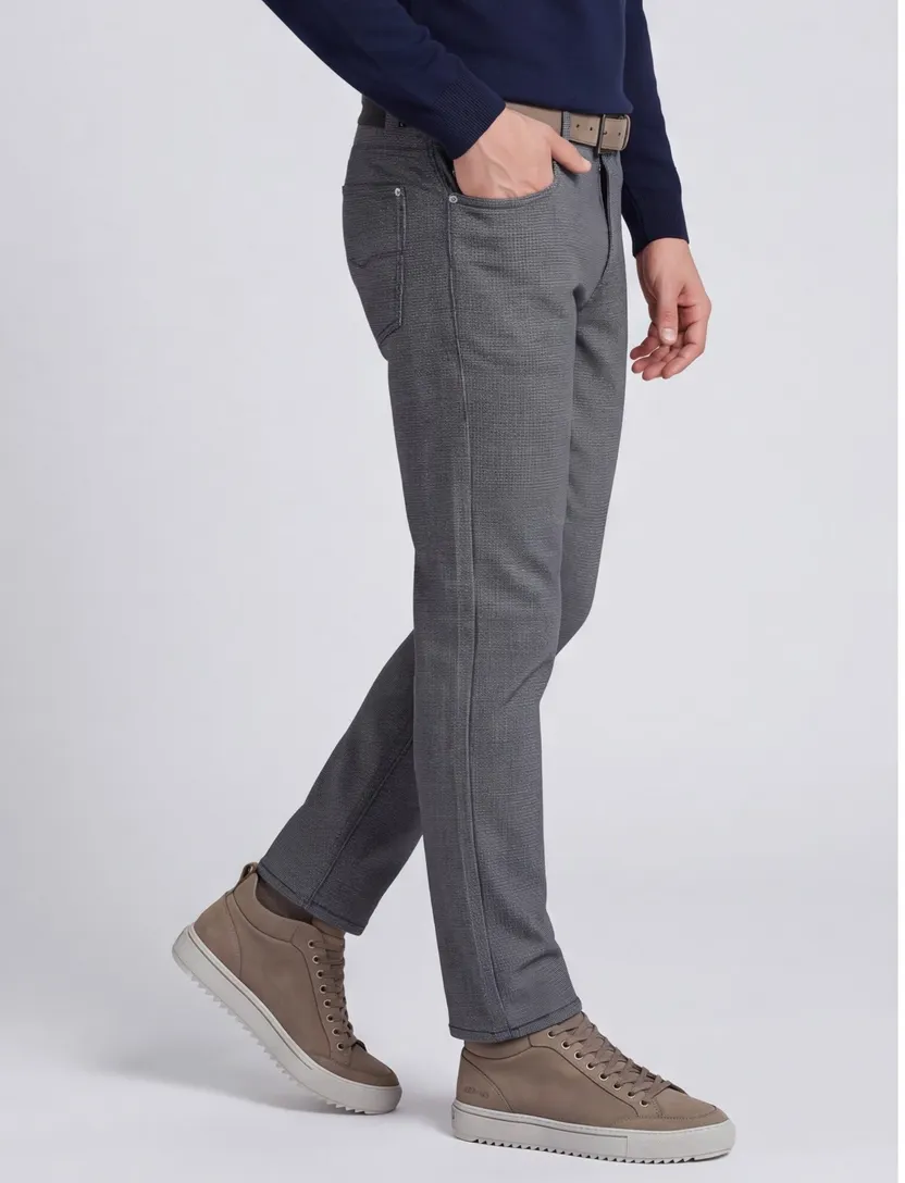 Pierre Cardin broek grijs blauw Lyon