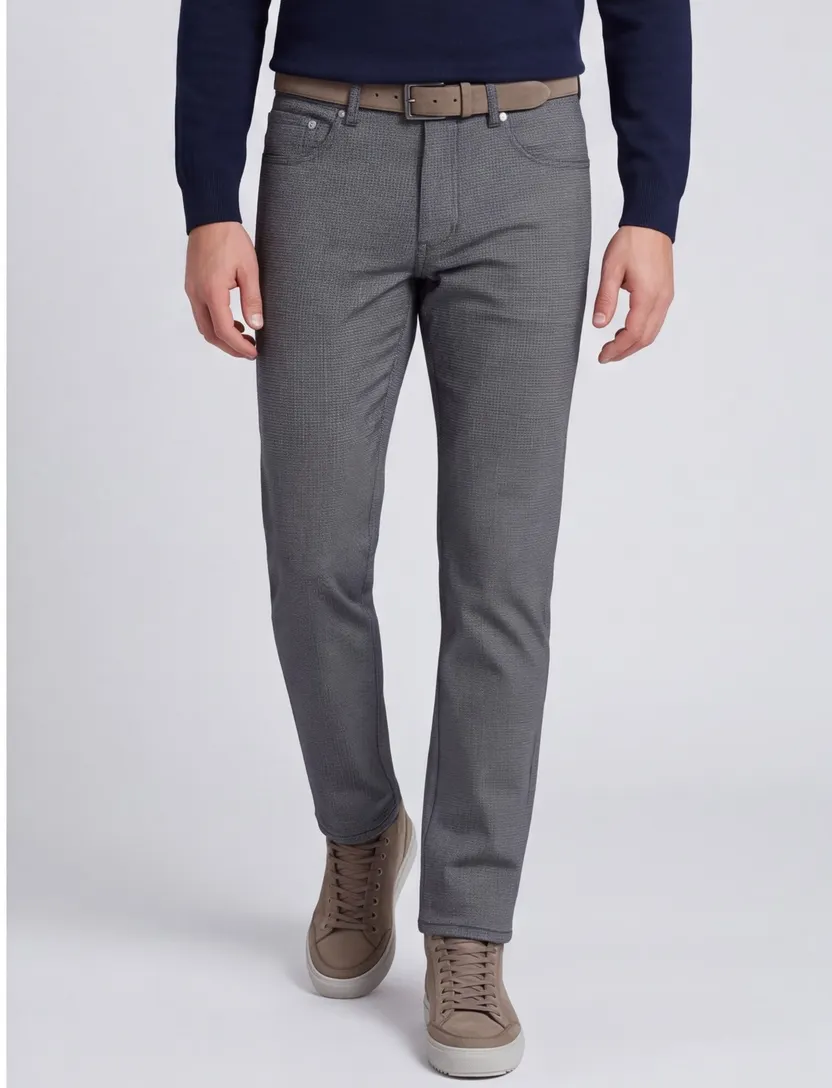 Pierre Cardin broek grijs blauw Lyon