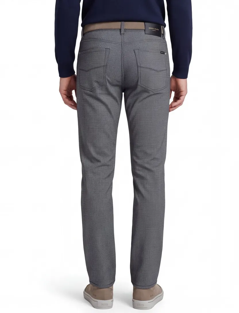 Pierre Cardin broek grijs blauw Lyon