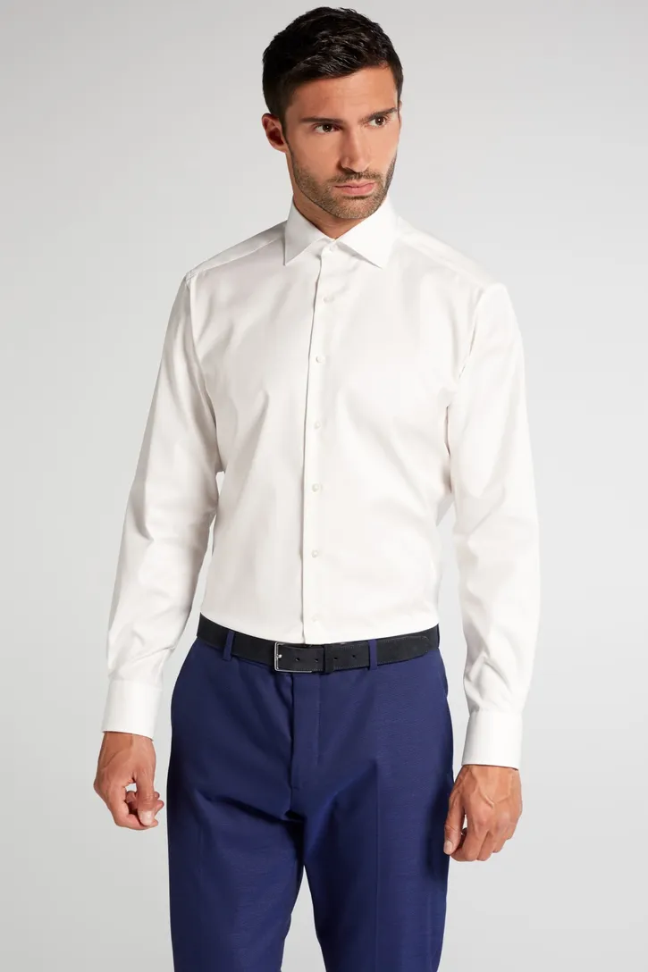 Overhemd Eterna Modern Fit ivoor