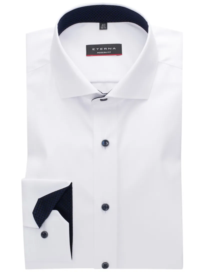 Overhemd Eterna Modern Fit wit