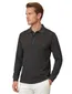 Casa Moda polo grijs met borstzak