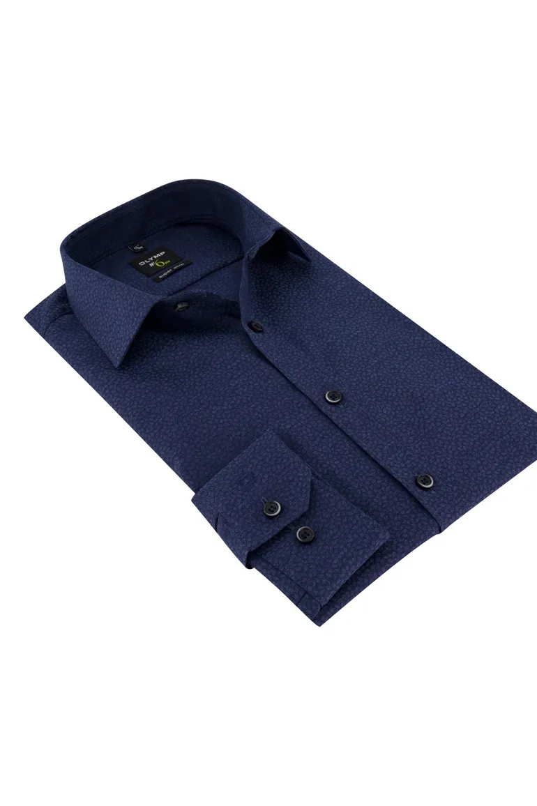 Olymp shirt No. 6 donkerblauw ml 7