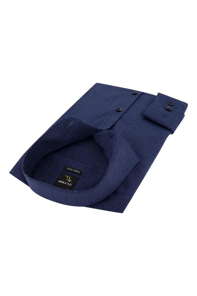 Olymp shirt No. 6 donkerblauw ml 7