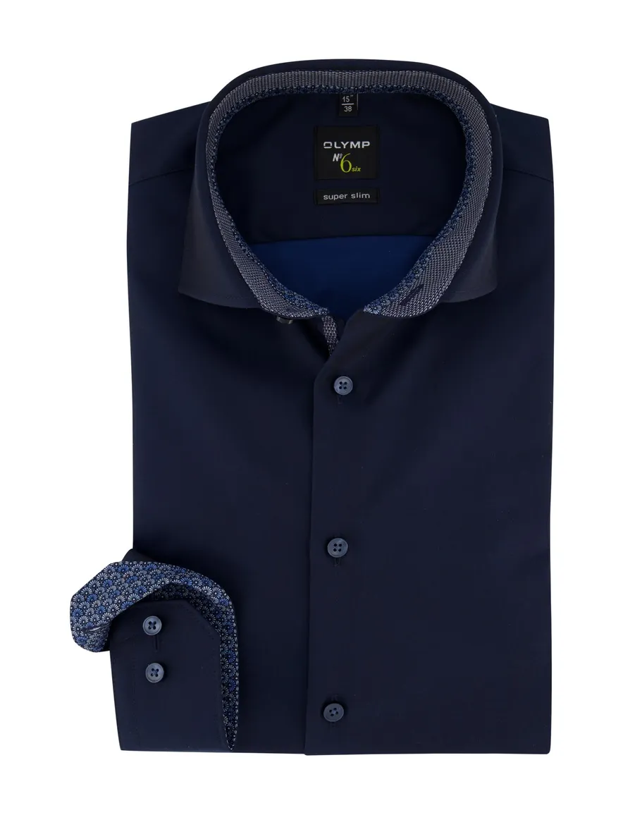 Overhemd Olymp mouwlengte 7 Navy