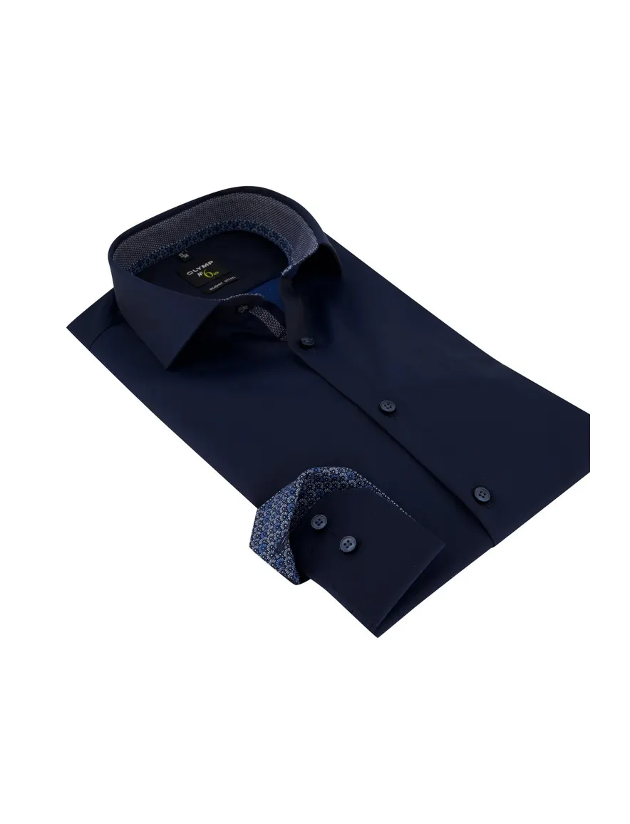 Overhemd Olymp mouwlengte 7 Navy