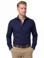Mouwlengte 7 Olymp overhemd donkerblauw