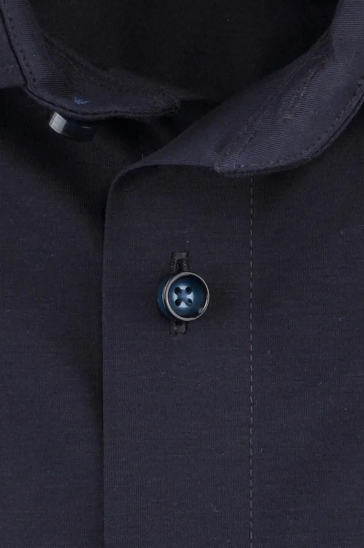 Olymp overhemd Luxor Modern Fit donkerblauw